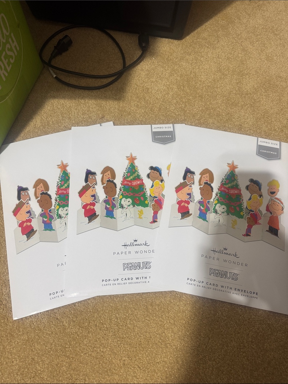 Charlie Brown hallmark Christmas cards